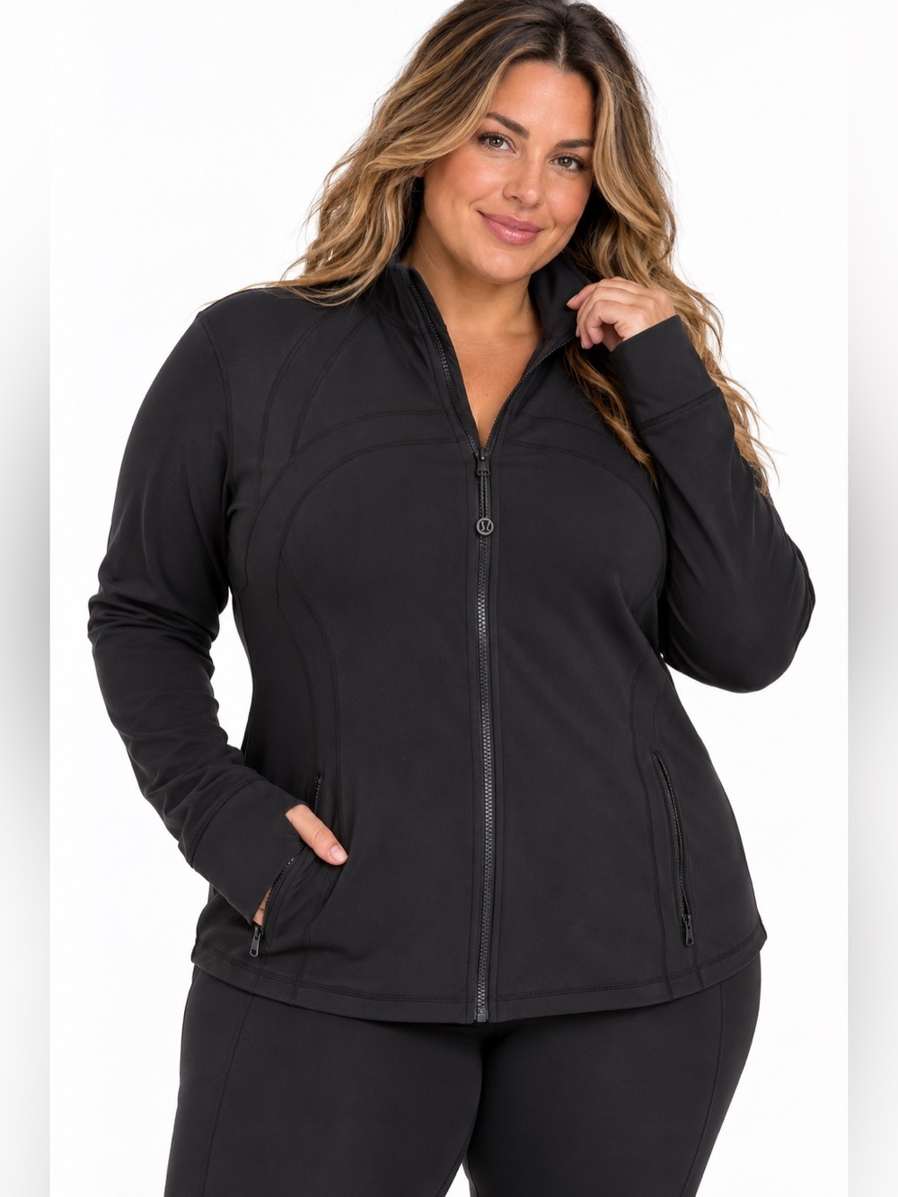 NWT lululemon Define Jacket Luon Black Size 18 Full Zip